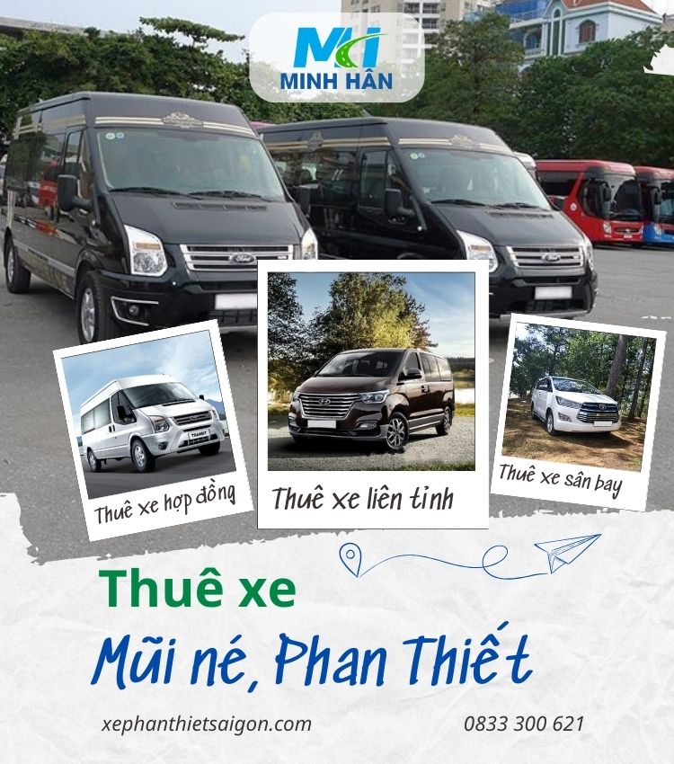 Thuê xe hợp đồng 4 chỗ, 7 chỗ giá rẻ Minh Hân